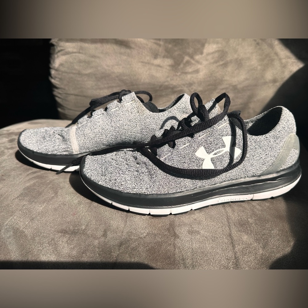 Under Armour Black and Gray Sneakers